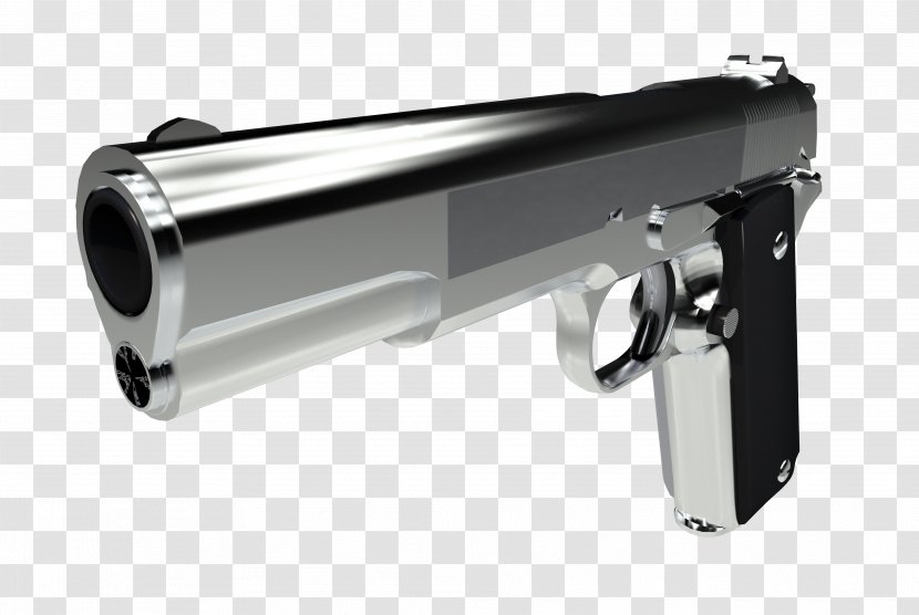 Firearm Handgun Pistol Weapon - Hand Gun Transparent PNG