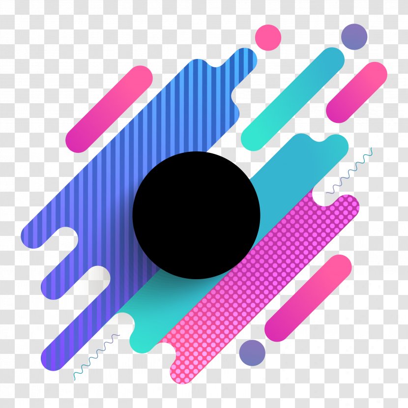 Graphic Design Abstract Art - Logo - Cool Geometric Combination Of Decorative Circular Vector Background Transparent PNG