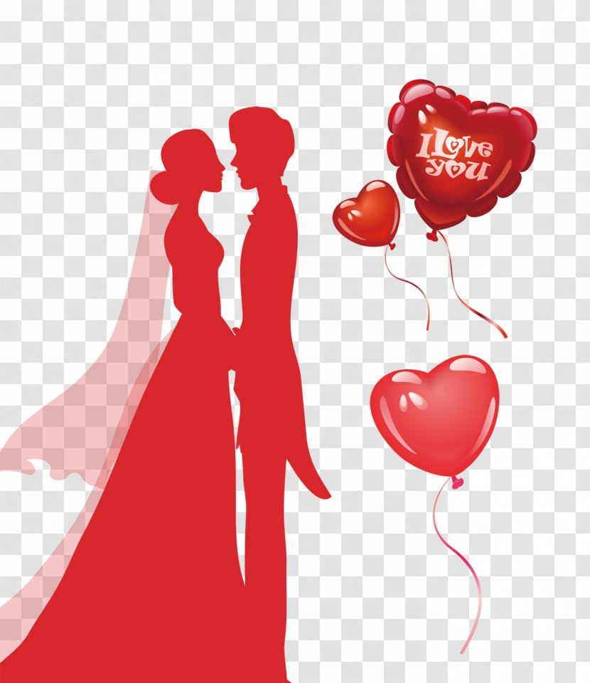 CorelDRAW Wedding Love Marriage - Silhouette - Tanabata Couple Transparent PNG