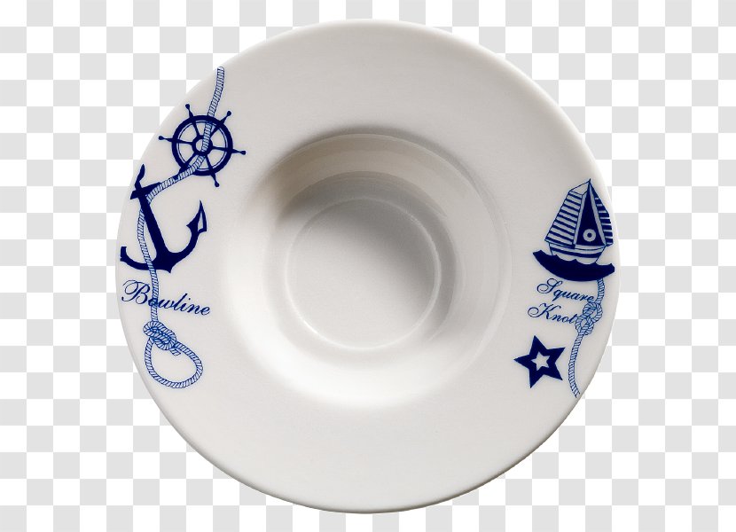 Saucer Plate Porcelain Table-glass Bowl - Navy Transparent PNG