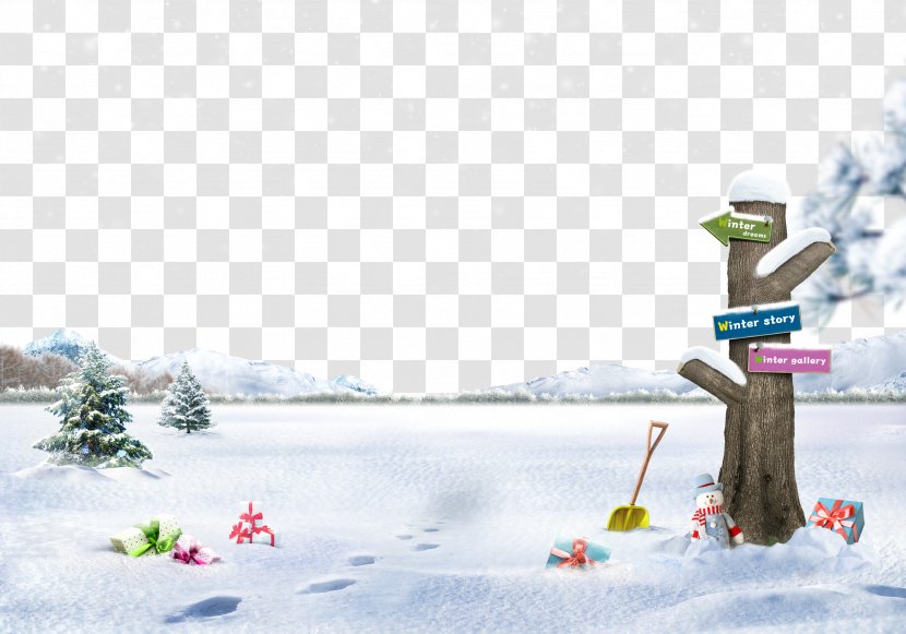 Snowman Winter Snow Boot - Flying And Signposts Transparent PNG