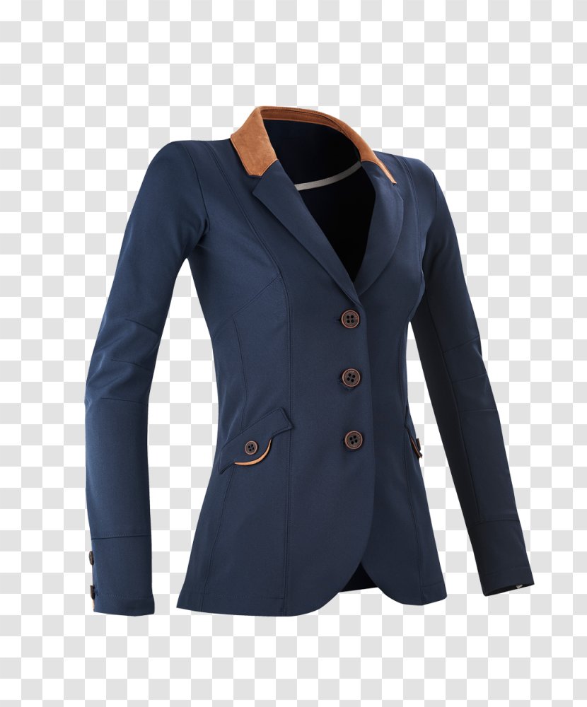 Jacket Horse Sleeve Button Clothing - Collar - Tailor Transparent PNG