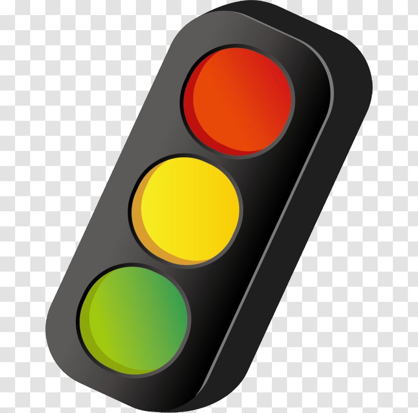 Traffic Light - Orange Transparent PNG
