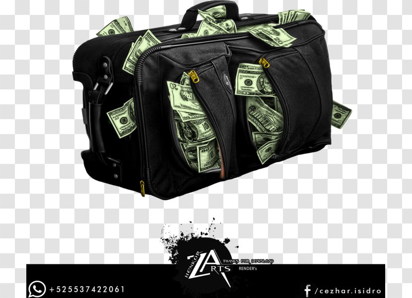 Money Bag Suitcase Duffel Bags - Baggage Transparent PNG