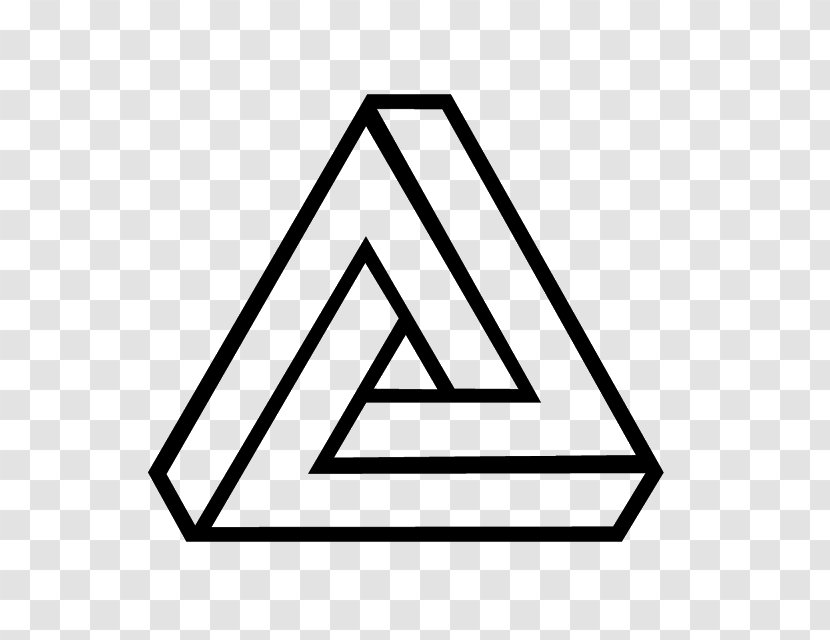 Penrose Triangle Mathematician Geometry - Symbol - Euclidean Transparent PNG