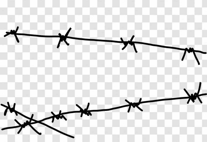 Barbed Wire Clip Art - Pattern - Barbwire Transparent PNG