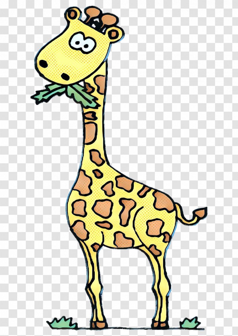 Clip Art Image Vector Graphics Drawing - Northern Giraffe Transparent PNG