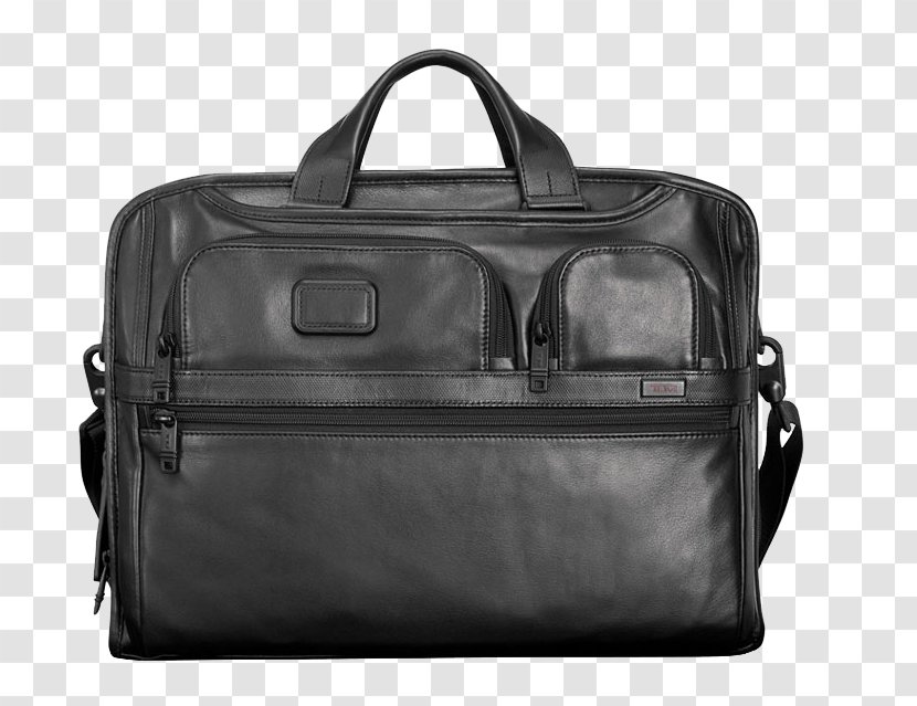 Laptop Computer Case Tumi Inc. Leather Briefcase - Black And White - Tammy TUMI Men's Business Transparent PNG