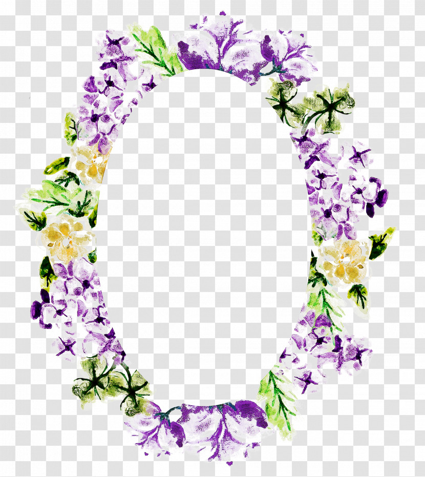 Lei Purple Flower Violet Lilac Transparent PNG