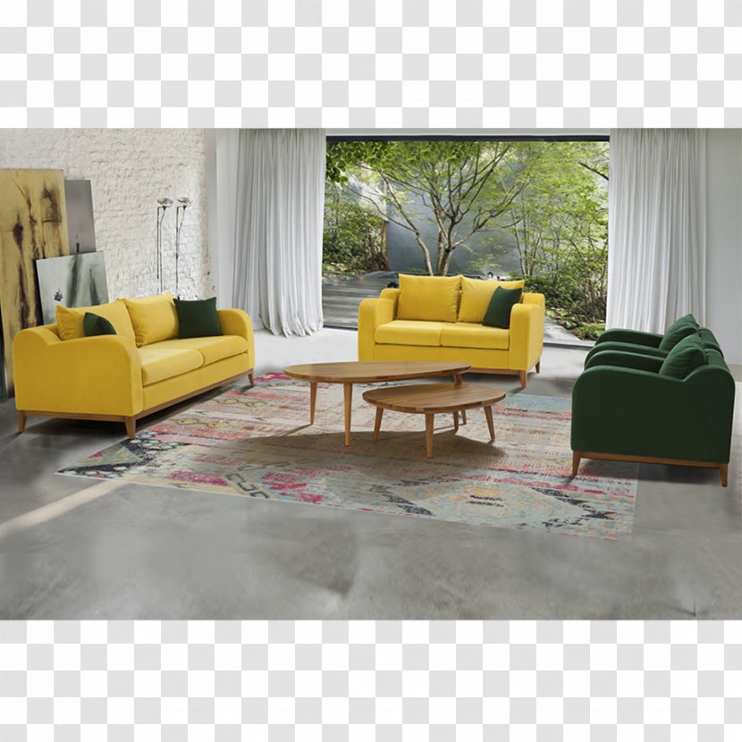 Couch Furniture Loveseat Living Room - Interior Design Transparent PNG