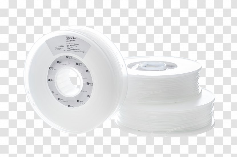 Ultimaker Polypropylene 3D Printing Filament Material - Wheel Transparent PNG