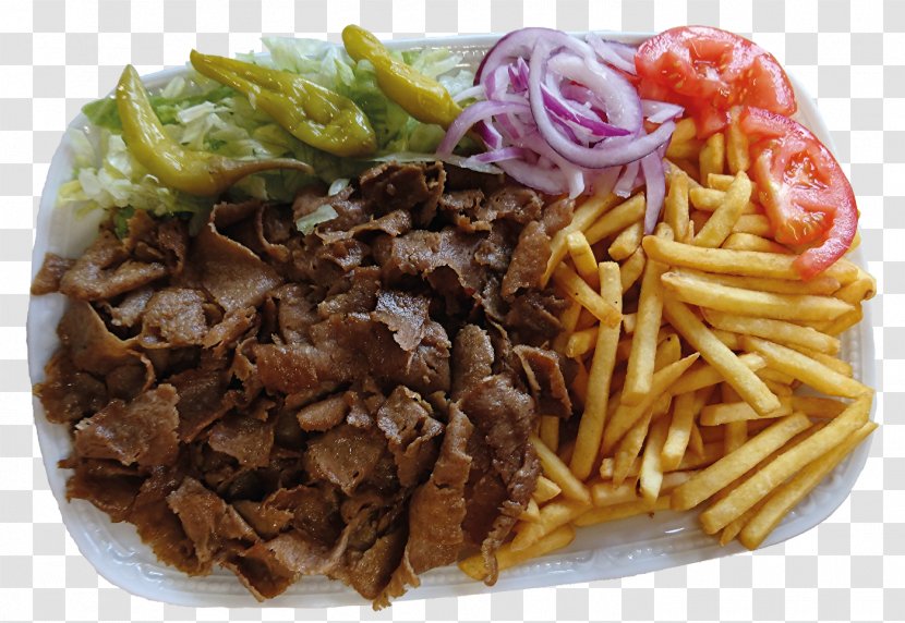 French Fries Kebab Shawarma Street Food Steak Frites - Fried Transparent PNG