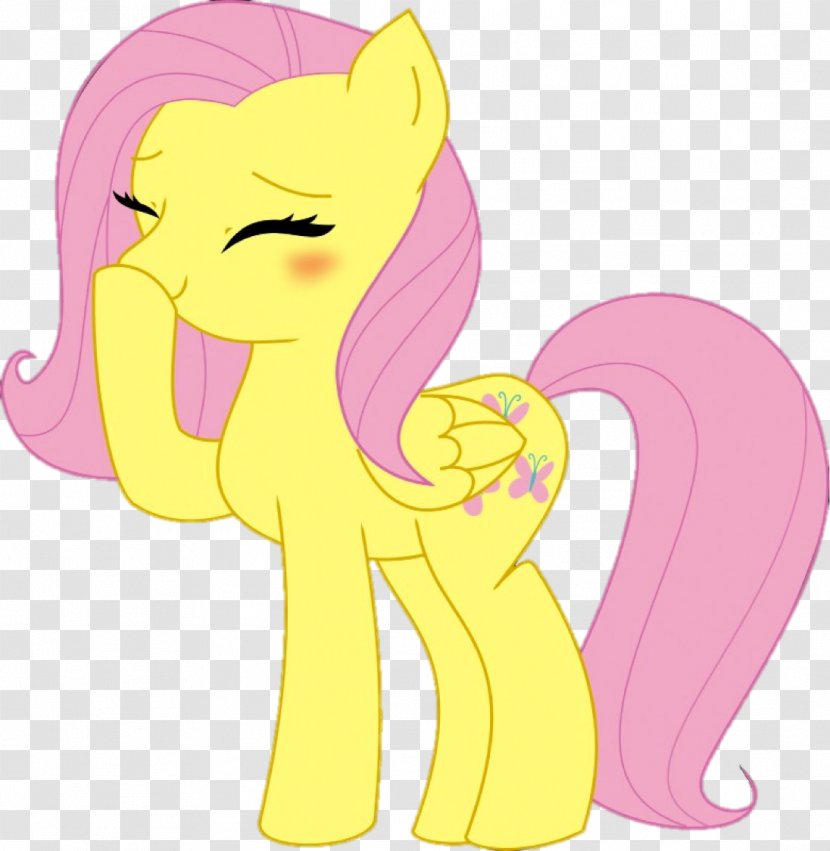 Pony Fluttershy Rarity Rainbow Dash Applejack - Heart - Shy Transparent PNG