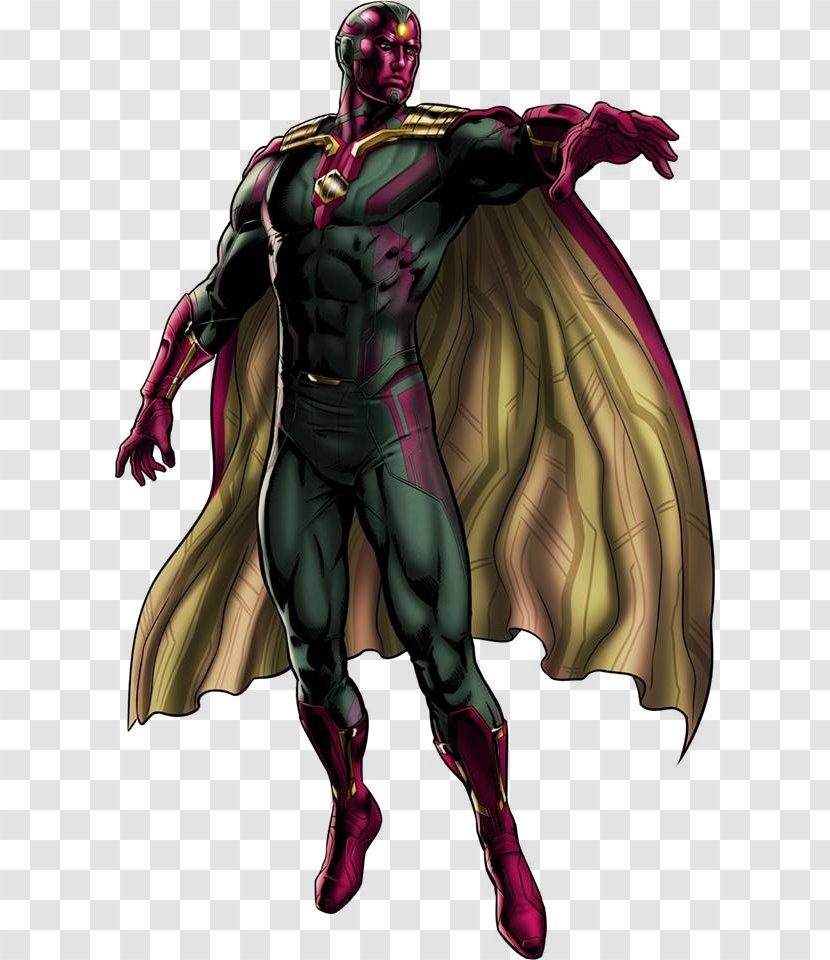Vision Marvel: Avengers Alliance Captain America Ultron Iron Man - Marvel Transparent PNG