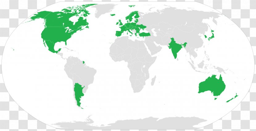 World Map Globe Google Earth - Green Transparent PNG