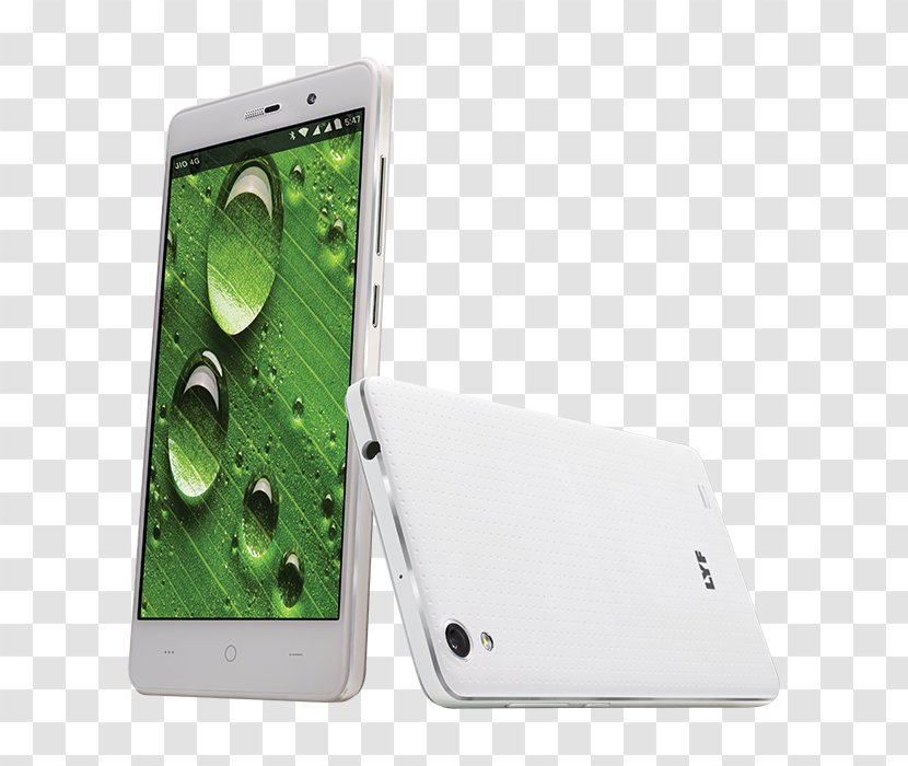 Smartphone Feature Phone Lyf Water 4 LS-5005 White 2GB RAM 16GB ROM 13MP 2920 Mah Battery Jio - Mobile Phones - In Transparent PNG