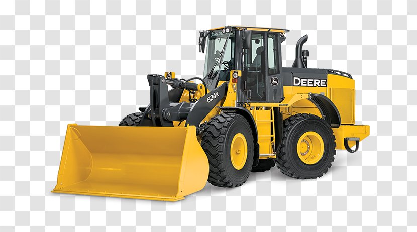 John Deere Skid-steer Loader Heavy Machinery - Vehicle - Front End Backhoe Transparent PNG