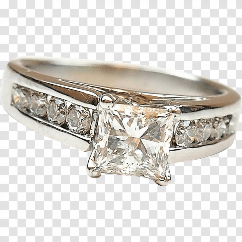 Wedding Ring Gemological Institute Of America Engagement Carat - Crystal Transparent PNG