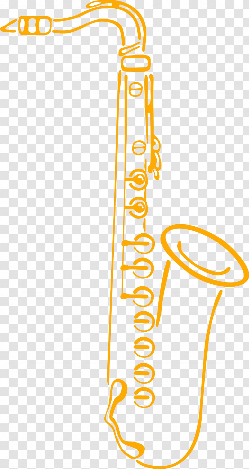 Saxophone Musical Instrument Wind - Watercolor Transparent PNG