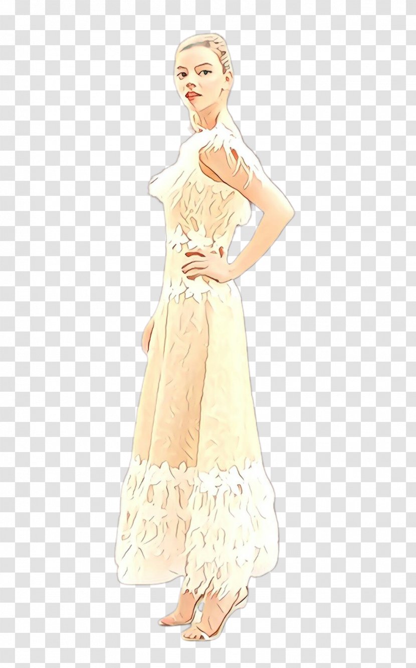 Wedding Party - Cartoon - Formal Wear Haute Couture Transparent PNG
