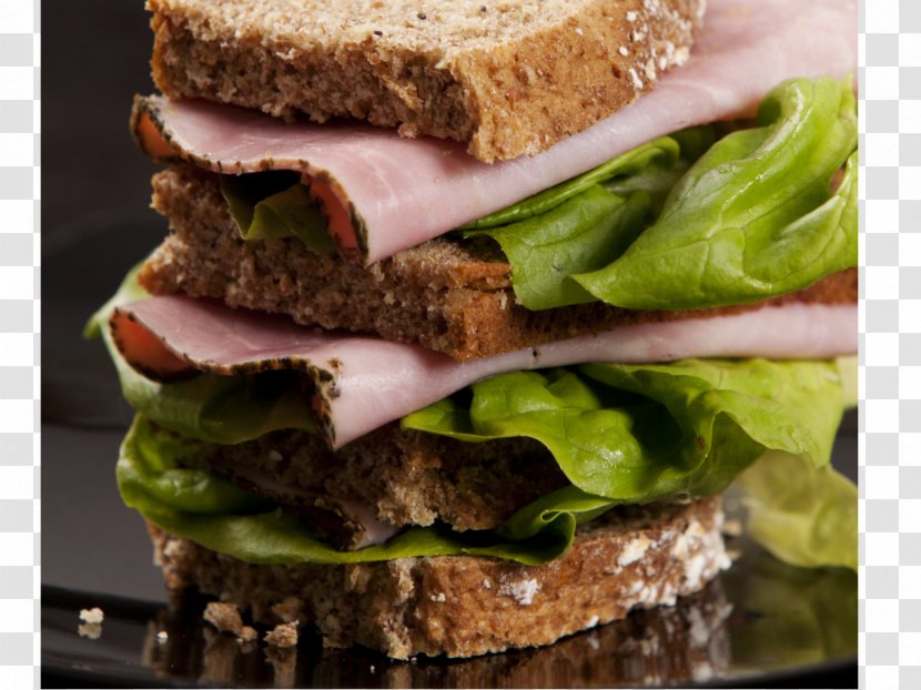Buffalo Burger BLT Breakfast Sandwich Vegetarian Cuisine Fast Food - Cheese - Ham Transparent PNG