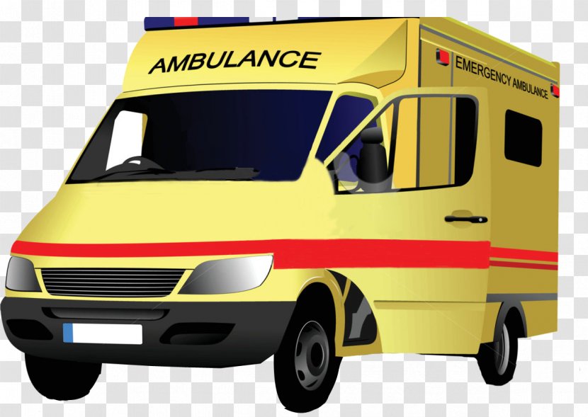 Ambulance Vehicle Clip Art - Compact Van Transparent PNG