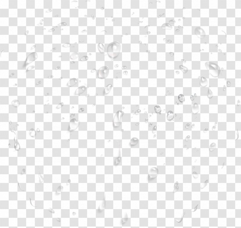 Black And White Point Angle Pattern - Water Drops Image Transparent PNG