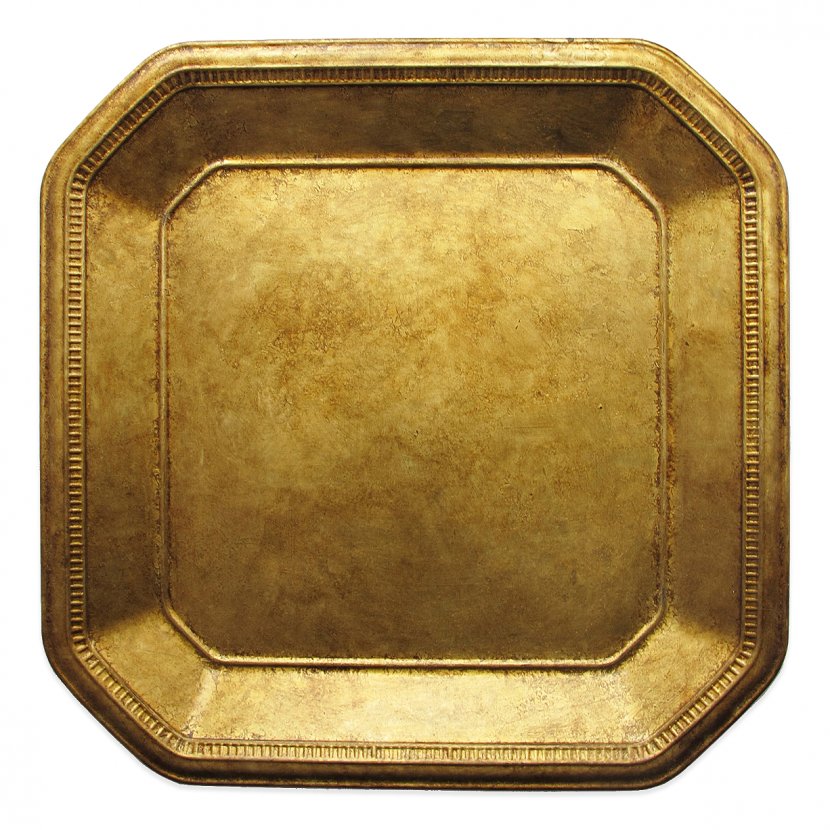 Tableware Charger Plate Gold - Glass - Plates Transparent PNG