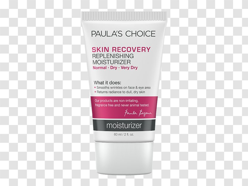 Cream Lotion Paula's Choice Skin Recovery Replenishing Moisturizer Cosmetics - Exfoliation - Face Transparent PNG