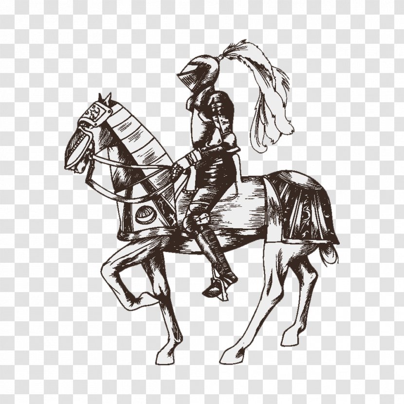 Middle Ages Knight - Cowboy - Medieval Transparent PNG