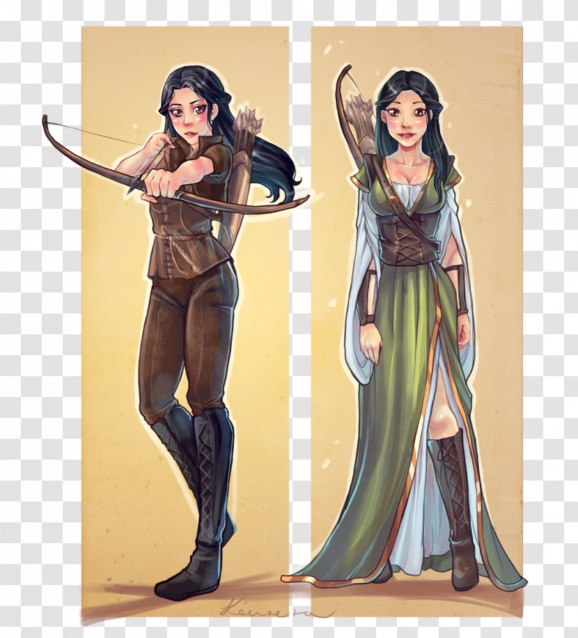 Costume Design Figurine Outerwear - Bow And Arrow Transparent PNG