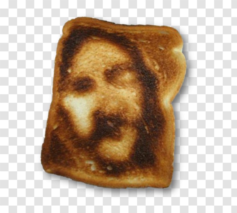 Toast Shroud Of Turin Cheese Sandwich Holy Face Jesus Food - Depiction Transparent PNG