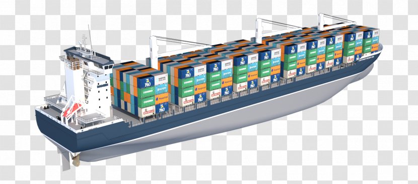 Container Ship Intermodal Feeder Heavy-lift - Port - Cosmetics Packaging Renderings Transparent PNG