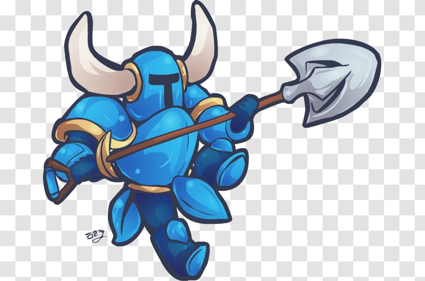 Shovel Knight Drawing Art - Silhouette Transparent PNG