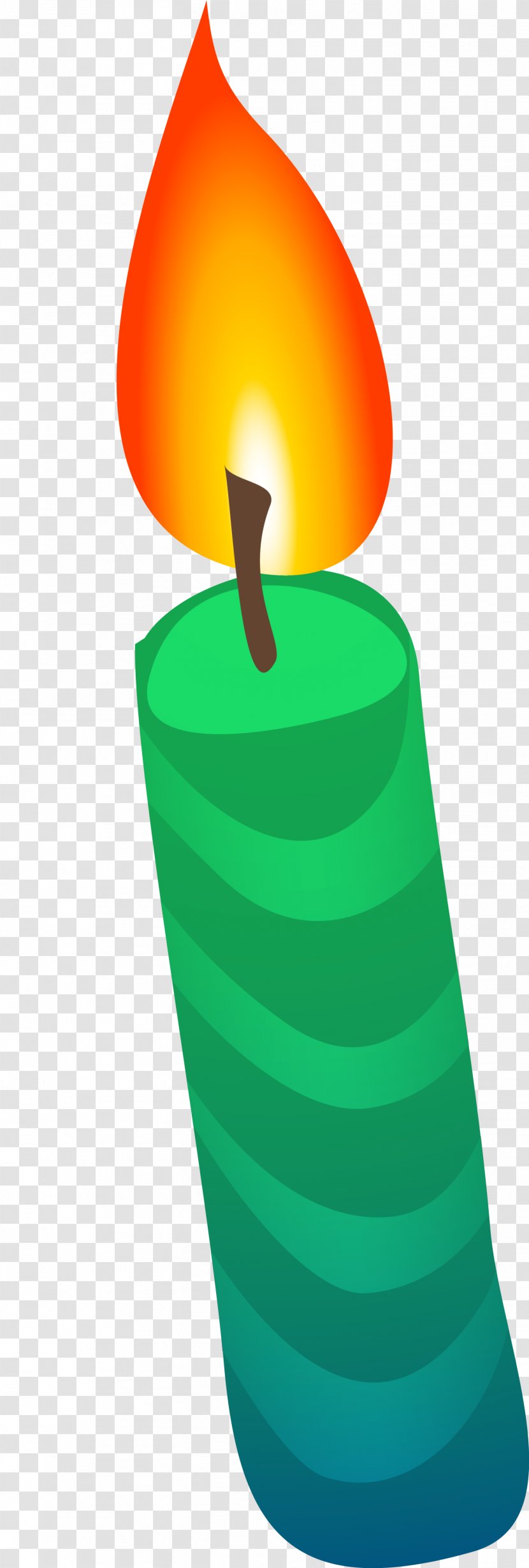 Candlestick Clip Art - Candle - Orange Simple Transparent PNG
