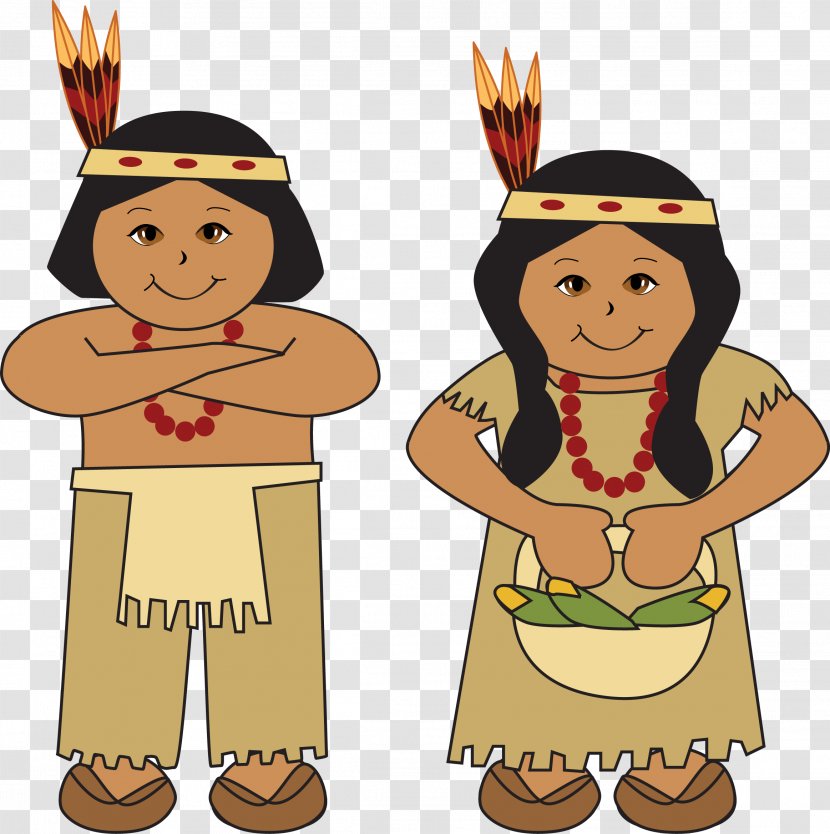 Native Americans In The United States American Boy #2 Free Content Clip Art - Cartoon - Cliparts Person Transparent PNG