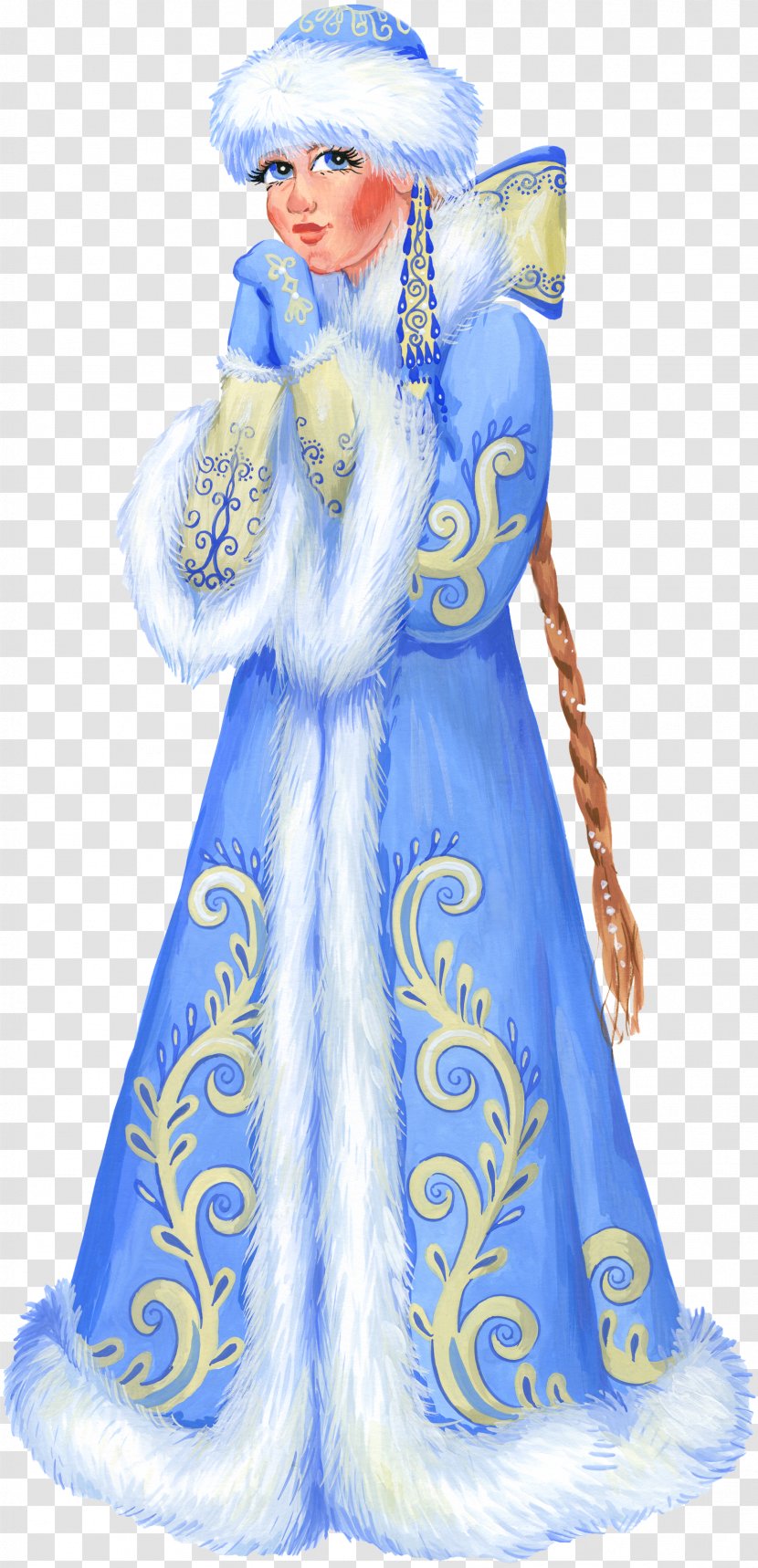 Snegurochka Ded Moroz The Snow Maiden Child - Costume - White Transparent PNG