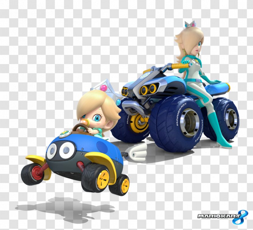 Mario Kart 8 Deluxe Rosalina Wii U - Automotive Design Transparent PNG