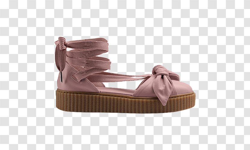 Puma Brothel Creeper Sandal Sports Shoes - Brown Transparent PNG