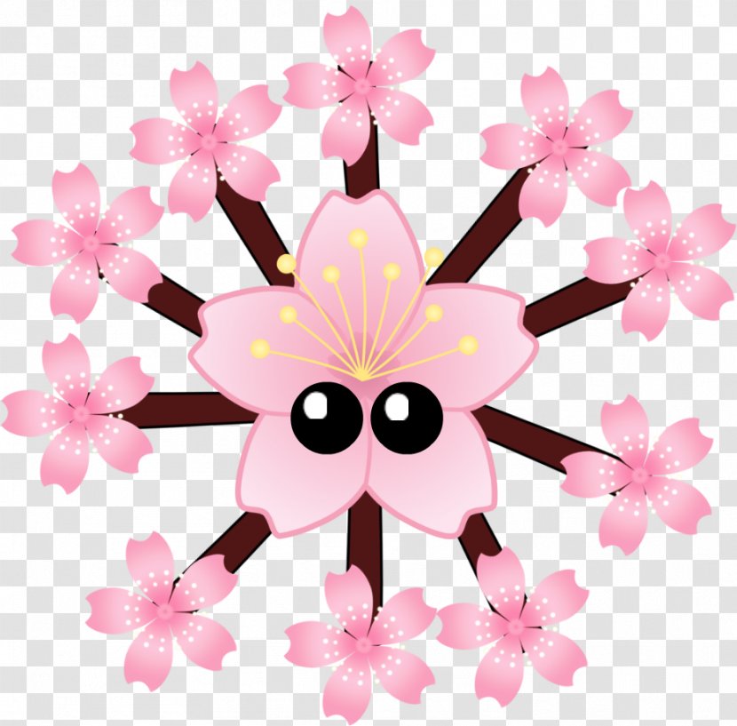 Plants Vs. Zombies 2: It's About Time Cherry Blossom Flower - Silhouette - Blossoms Transparent PNG