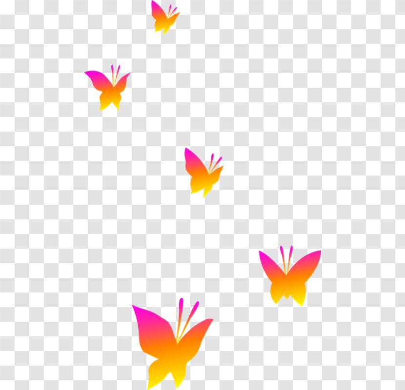 Butterfly Desktop Wallpaper Clip Art - Color Transparent PNG