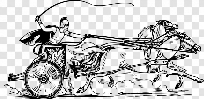 Ancient Rome Chariot Racing Colosseum Roman Empire - Barouche - Carriages Vector Transparent PNG