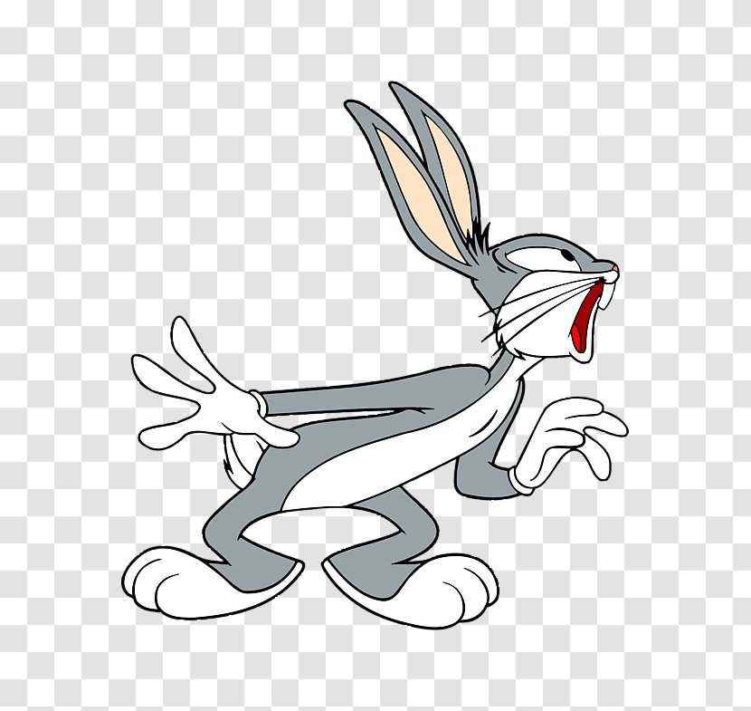 Bugs Bunny Elmer Fudd Looney Tunes Clip Art - Line Transparent PNG