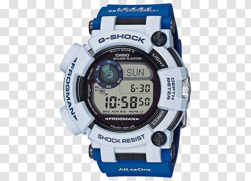 Master Of G Casio G-Shock Frogman Watch - Strap Transparent PNG