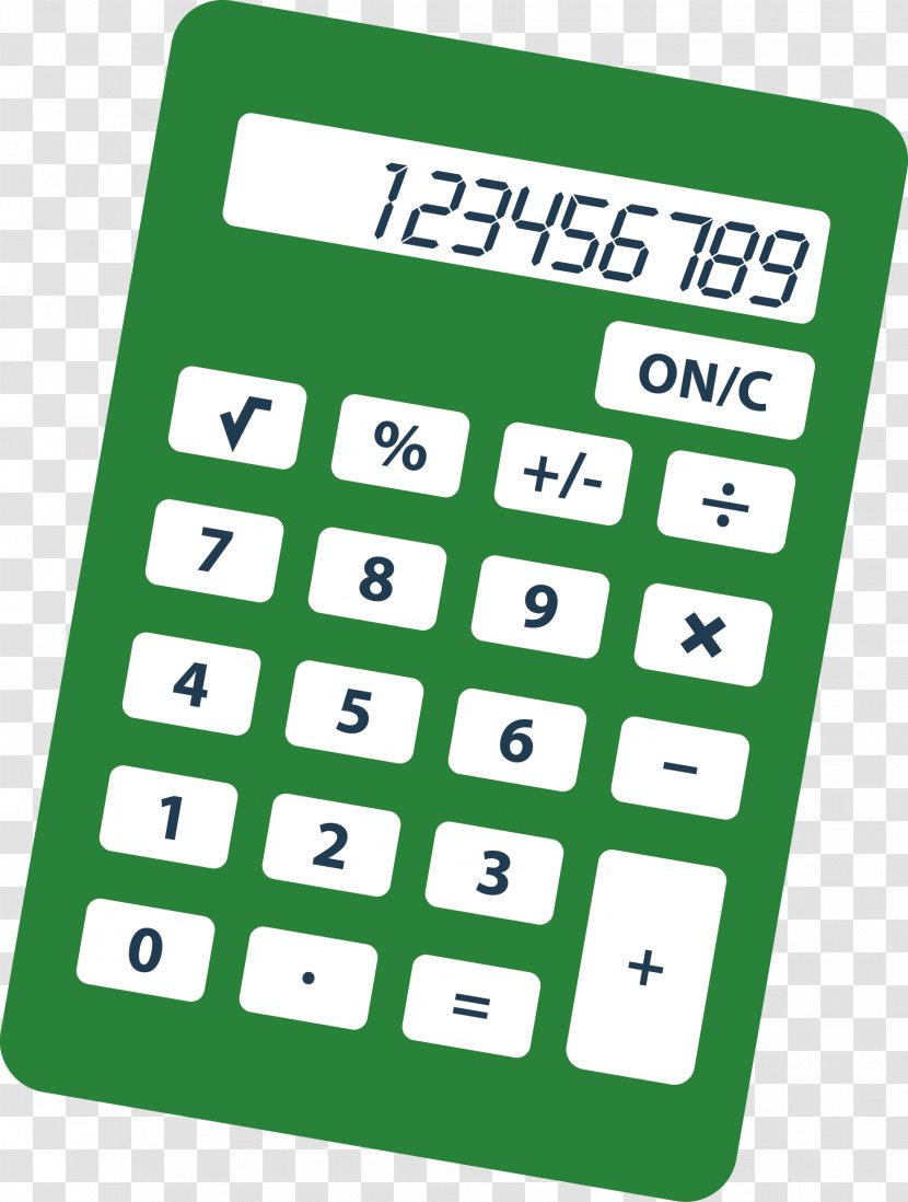 Amazon.com Graphing Calculator Casio Graphic Calculators - Area - Green Vector Computer Transparent PNG