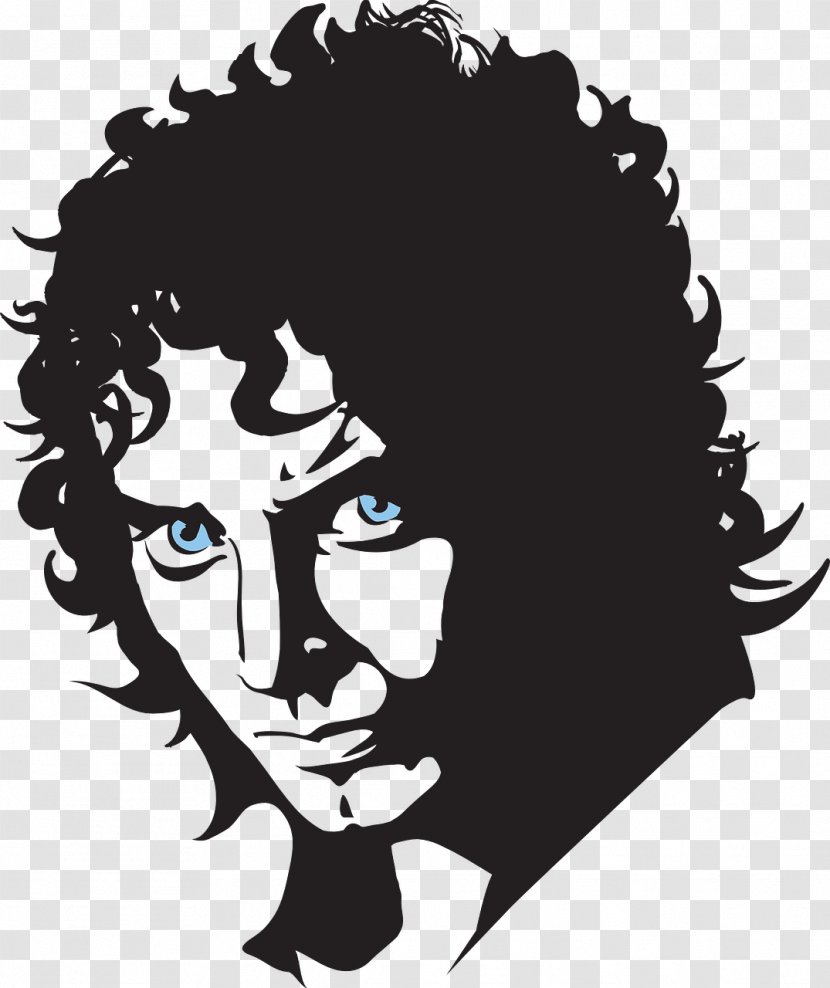 Frodo Baggins Bilbo The Lord Of Rings One Ring Clip Art - Monochrome Photography - Black And White Transparent PNG