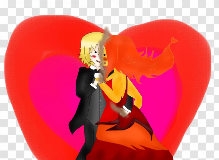 Valentine's Day Character Heart Fiction Animated Cartoon - Watercolor Transparent PNG