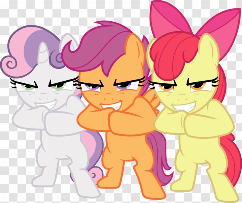 Pony Cutie Mark Crusaders Applejack Scootaloo - Silhouette Transparent PNG