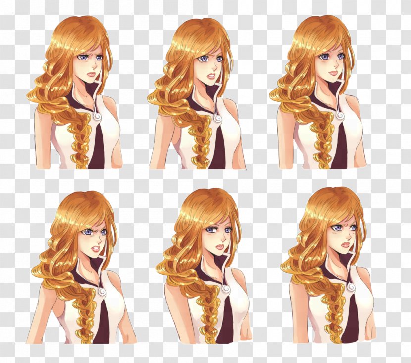 Wig Brown Hair - Long - Wechat Expression 19 0 1 Transparent PNG