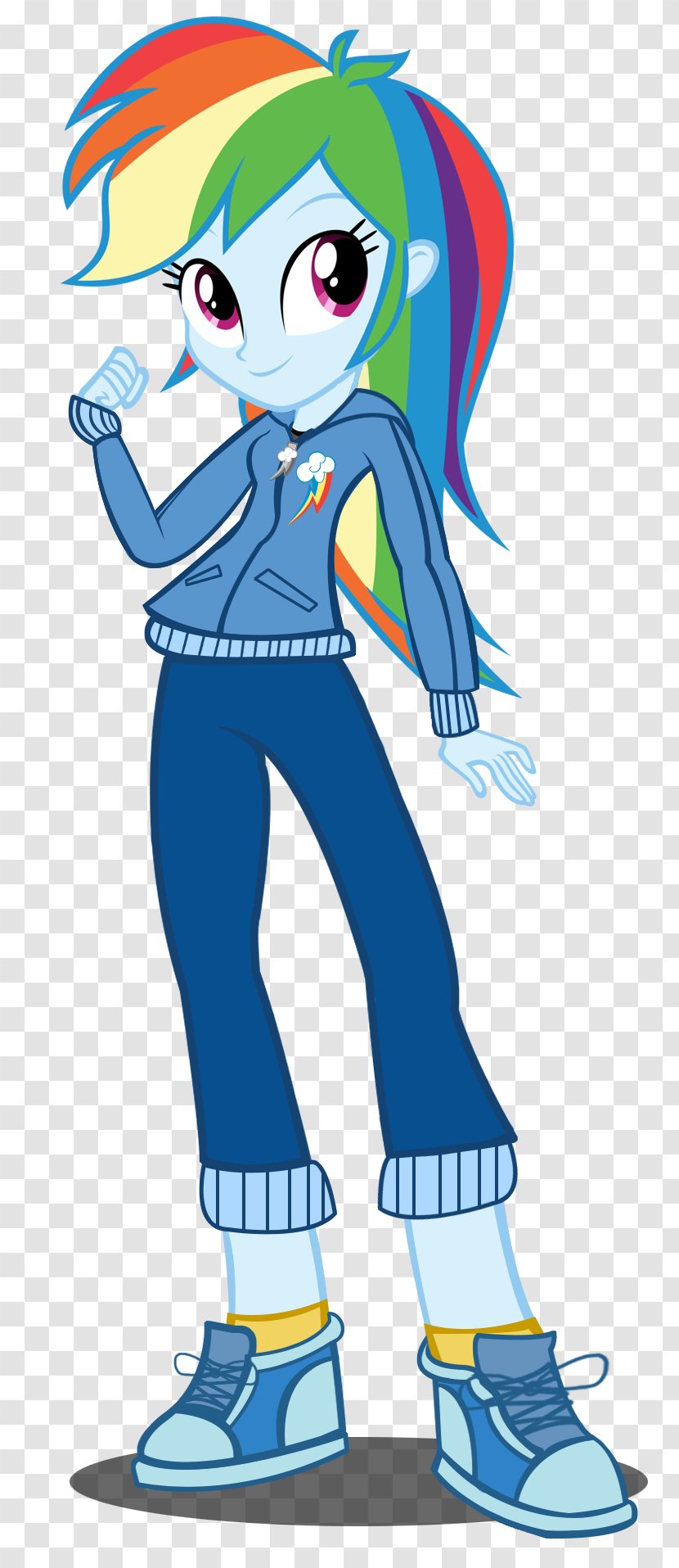 Rainbow Dash Sunset Shimmer Fluttershy My Little Pony: Equestria Girls - Clothing Transparent PNG